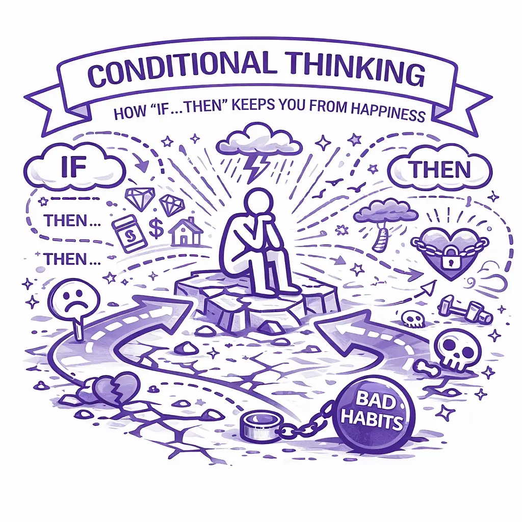 Conditional Thinking – How “If…Then” Keeps You From Happiness