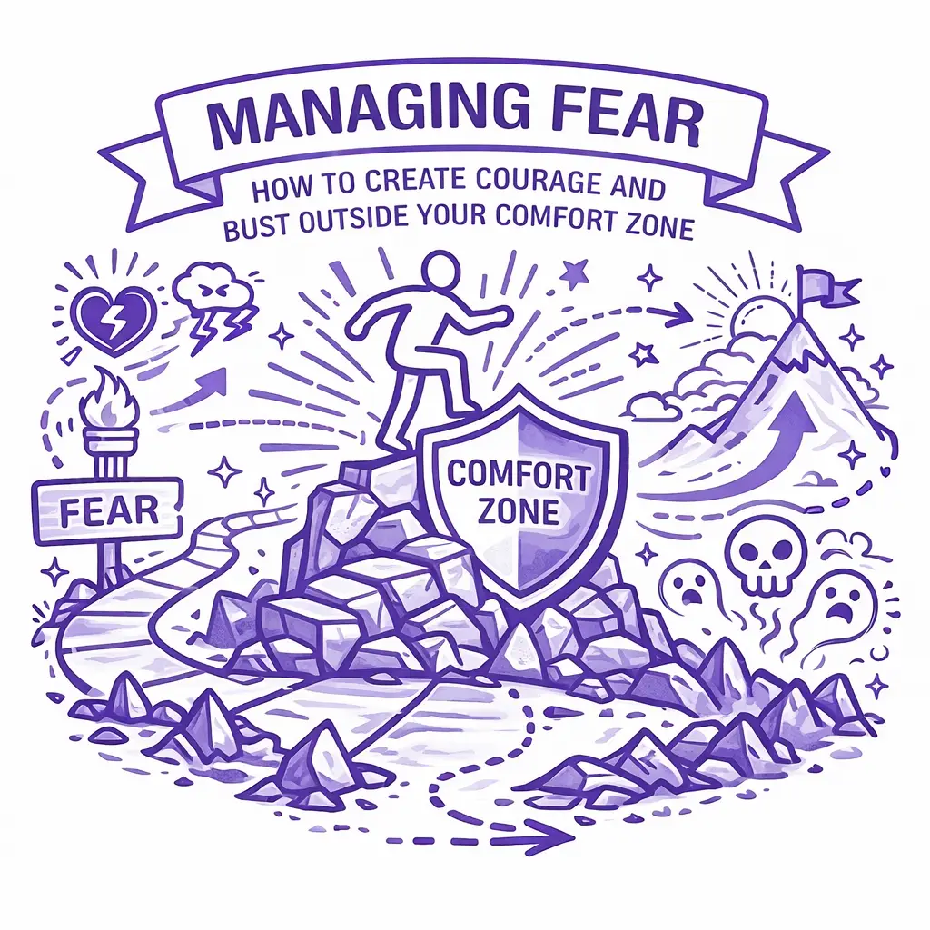 Managing Fear – How to Create Courage and Bust Outside Your Comfort Zone