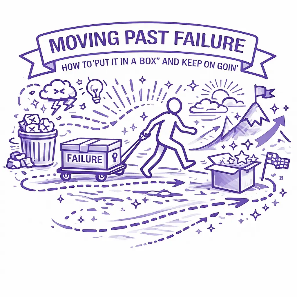 Moving Past Failure – How to “Put it in a Box” and Keep On Goin”